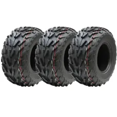 16x8.00-7 Quad ATV Tyres 4-ply Wanda P329 E-Marked Road Legal 80kgs (Set of 3)
