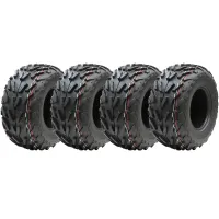 16x8.00-7 Quad ATV Tyres 4-ply Wanda P329 E-Marked Road Legal 80kgs (Set of 4)