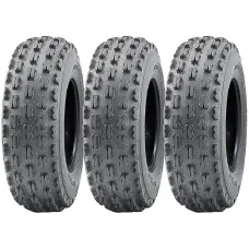 21x7.00-10 Slasher ATV Quad Tyres Wanda E-Marked Road Legal Race Tire (Set of 3)