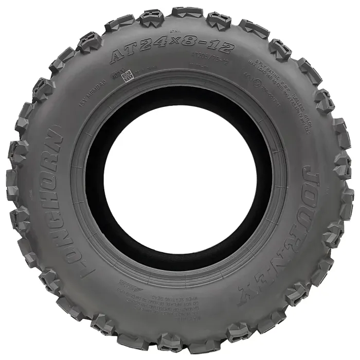 24x8.00-12 Quad ATV Tyre 6ply Wanda P3128 E-Marked Road Legal Tubeless 40J Tire