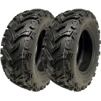 24x8.00-12 Quad ATV Tyres 6ply Wanda P3128 E-Marked Road Legal 40J (Set of 2)