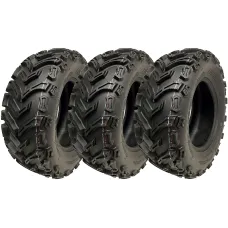 24x8.00-12 Quad ATV Tyres 6ply Wanda P3128 E-Marked Road Legal 40J (Set of 3)