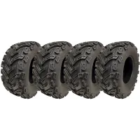 24x10.00-11 Quad ATV Tyres 6ply Wanda P3128 E-Marked Road Legal Tires (Set of 4)