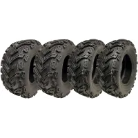 24x10.00-11 & 24x8.00-12 ATV Quad Tyres 6ply P3128 E-Mark Road Legal (Set of 4)