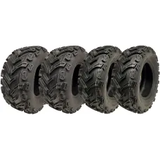 24x10.00-11 & 24x8.00-12 ATV Quad Tyres 6ply P3128 E-Mark Road Legal (Set of 4)