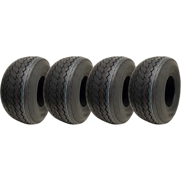 18x8.50-8 Golf Cart Buggy Tyres 4ply Grass / Turf Wanda P509 Fairway (Set of 4)
