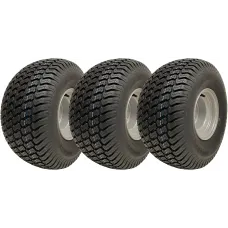 20x10.00-8 Lawnmower Grass Wheel 4ply Wanda P332 Road Legal 100mm PCD (Set of 3)