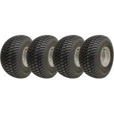 20x10.00-8 Lawnmower Grass Wheel 4ply Wanda P332 Road Legal 100mm PCD (Set of 4)