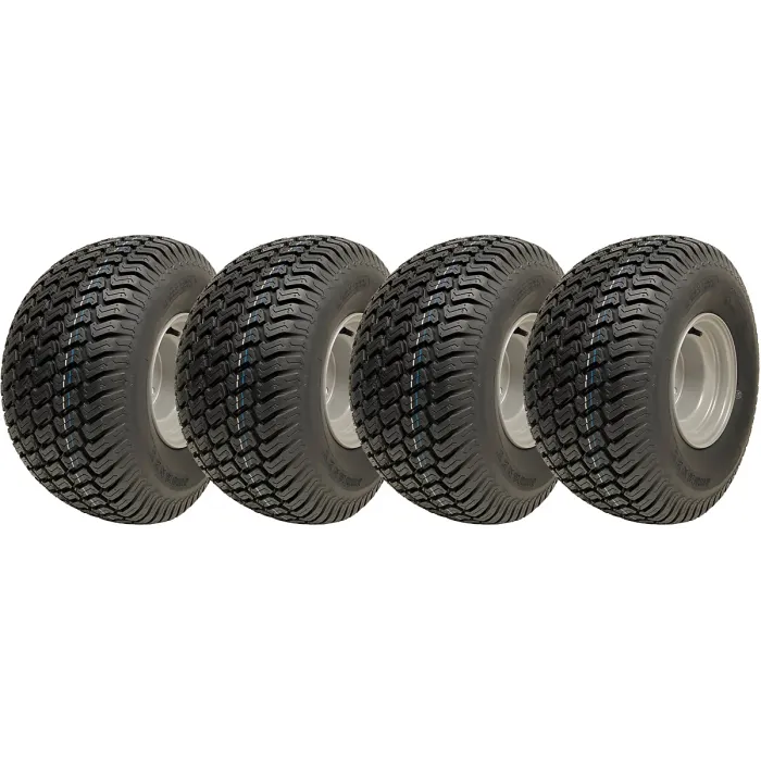 20x10.00-8 Lawnmower Grass Wheel 4ply Wanda P332 Road Legal 100mm PCD (Set of 4)