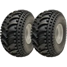 22x11.00-8 ATV Quad tyre Wanda P308 Road Legal 4 Stud 4 Inch PCD Rims (Set of 2)