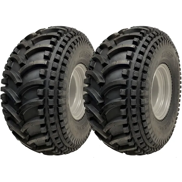 22x11.00-8 ATV Quad tyre Wanda P308 Road Legal 4 Stud 4 Inch PCD Rims (Set of 2)