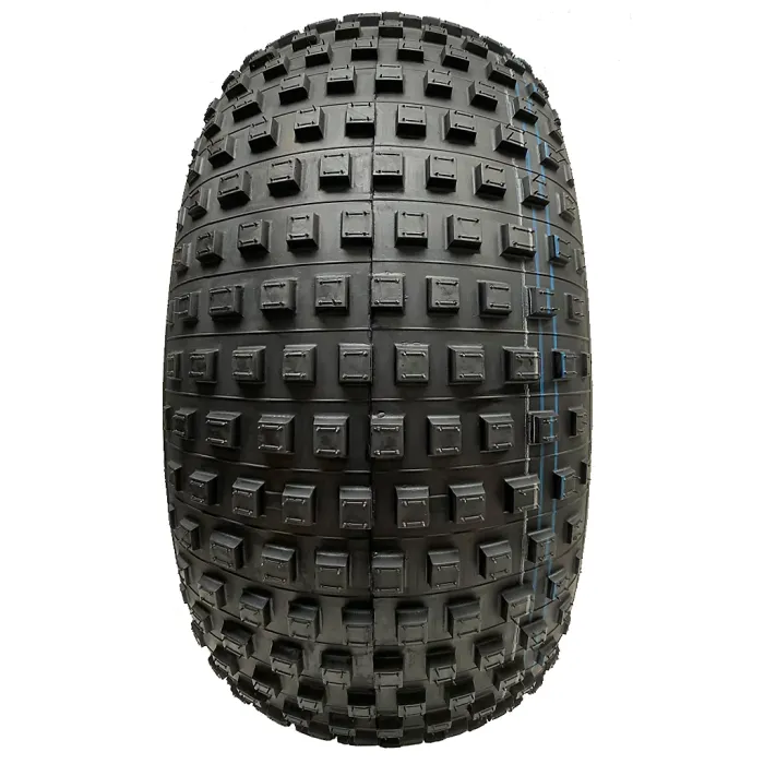 25x12.00-9 Knobby ATV Quad Tyre Wanda P318 4ply Gator Tire 4 Stud 100mm PCD Rim