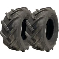 16x6.50-8 Open Centre Tyres Cleated Lug Industrial Plant Wanda P328 (Set of 2)