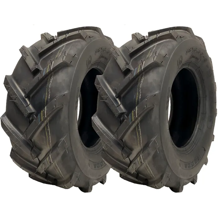 16x6.50-8 Open Centre Tyres Cleated Lug Industrial Plant Wanda P328 (Set of 2)