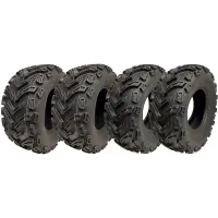 24x10.00-11 & 24x9.00-11 ATV Quad Tyres 6ply P3128 Tubeless 45J & 48J (Set of 4)