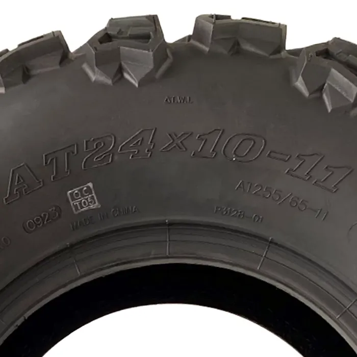 24x10.00-11 & 24x9.00-11 ATV Quad Tyres 6ply P3128 Tubeless 45J & 48J (Set of 4)
