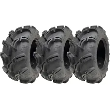 25x10.00-12 6ply ATV 255/65-12 Tyres WU24 OBOR Scoprio 50J Road Legal (Set of 3)