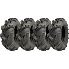 25x8.00-12 (205/80-12) 6ply ATV Tyre WU23 OBOR Scoprio 43J Road Legal (Set of 4)