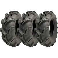25x8.00-12 (205/80-12) 6ply ATV Tyre WU23 OBOR Scoprio 43J Road Legal (Set of 3)