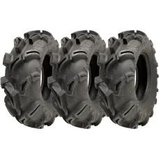 25x8.00-12 (205/80-12) 6ply ATV Tyre WU23 OBOR Scoprio 43J Road Legal (Set of 3)