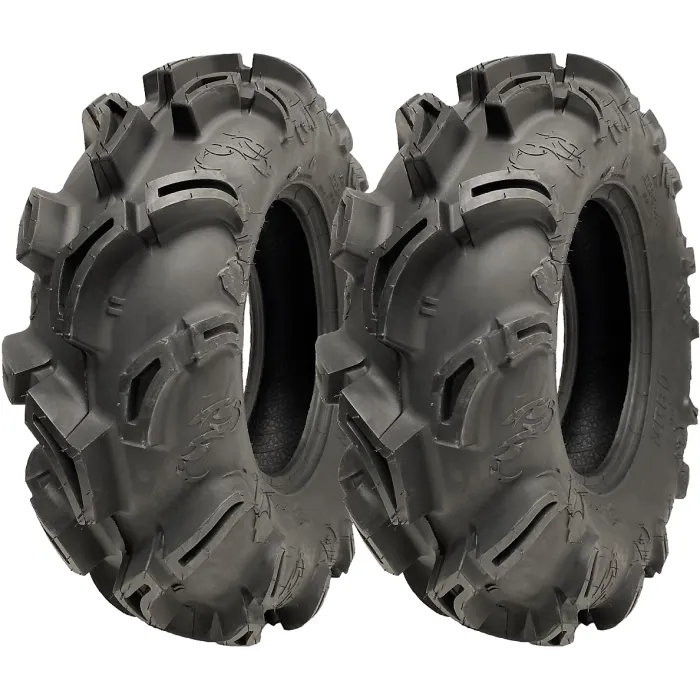 25x8.00-12 (205/80-12) 6ply ATV Tyre WU23 OBOR Scoprio 43J Road Legal (Set of 2)