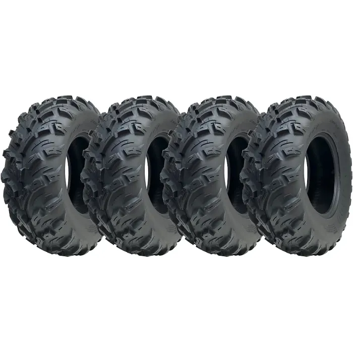 25x10.00-12 (255/65-12) 4ply ATV Tyres P3080 OBOR Pinacle Road Legal (Set of 4)