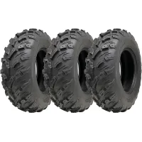 25x8.00-12 ATV Tyres 205/80-12 4ply P3080 OBOR Pinacle 61K Road Legal (Set of 3)