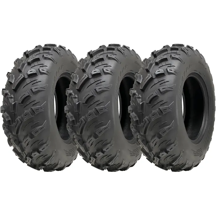 25x8.00-12 ATV Tyres 205/80-12 4ply P3080 OBOR Pinacle 61K Road Legal (Set of 3)