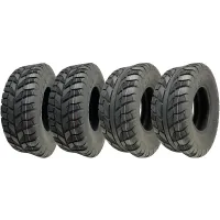 25x10.00-12 & 25x8.00-12 ATV Tyres 6ply WP08 OBOR Beast Road Legal (Set of 2&2)