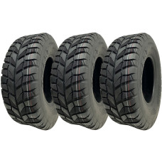 25x8.00-12 (205/80-12) ATV Tyres 6ply WP07 OBOR Beast 47N Road Legal (Set of 3)