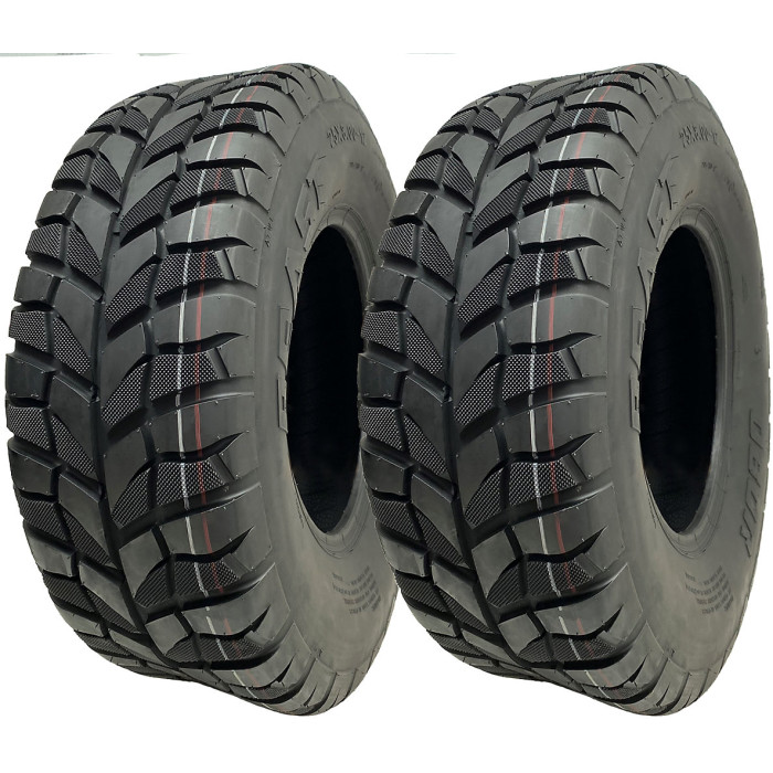 25x8.00-12 (205/80-12) ATV Tyres 6ply WP07 OBOR Beast 47N Road Legal (Set of 2)