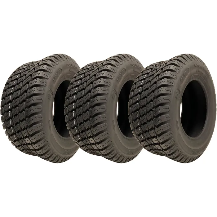 16x6.50-8 Lawnmower Tyres 4ply Turf Grass Wanda P332 Road Legal 280kg (Set of 3)