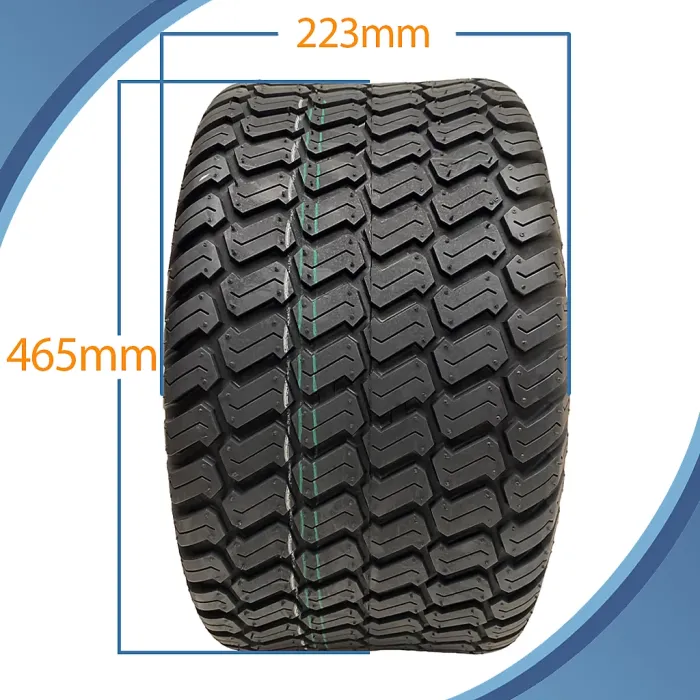 18x9.50-8 Lawnmower Grass Multi Turf Tyres 6ply Tubeless Wanda P332 (Set of 3)