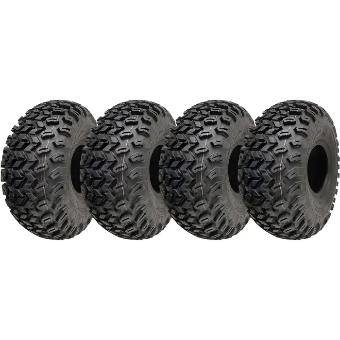 22x11.00-8 Utility ATV Tyres Grass Mower 4ply Road Legal Wanda P334 (Set of 4)