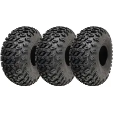 22x11.00-8 Utility ATV Tyres Grass Mower 4ply Road Legal Wanda P334 (Set of 3)