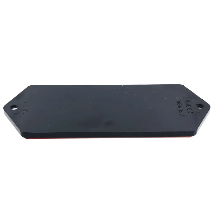 Amber Large Rectangular Side Reflector Pack of 4 Trailer Fence / Gate Post TR067