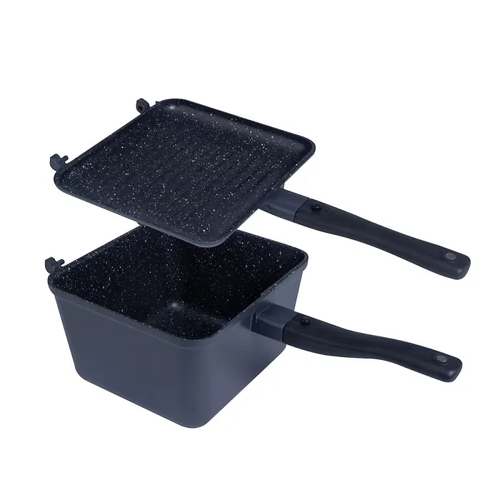 Ridge Monkey Connect Deep Pan & Griddle XL Granite Edition