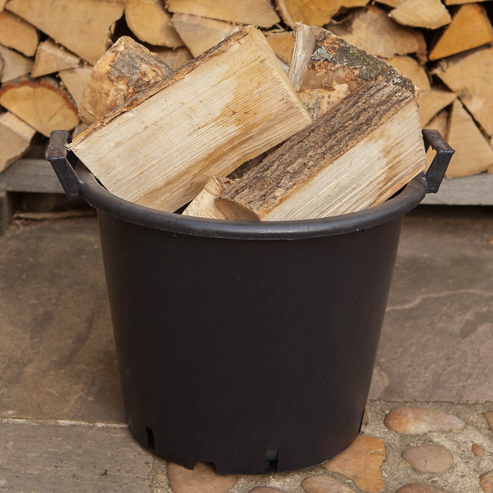 YouGarden 5 x Heavy Duty 50 Litre Plant Pots, 50cm Diameter - Plastic Planters for Outdoor Plants, Large Containers for Gardens, P