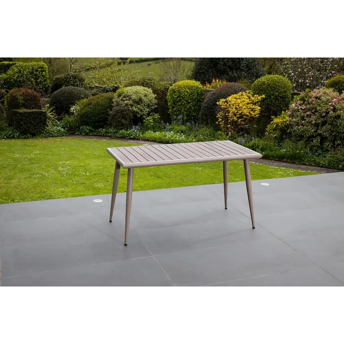 Ashdown 130cm x 70cm Outdoor Patio Table and 4 Chair Set