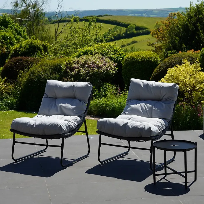 Chantal 3 Piece Patio Set - 2 Chairs and Table