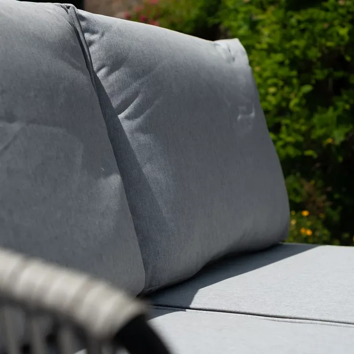 Sartene Outdoor Dining Set - Corner Sofa, Dining Table, 2 x Stools