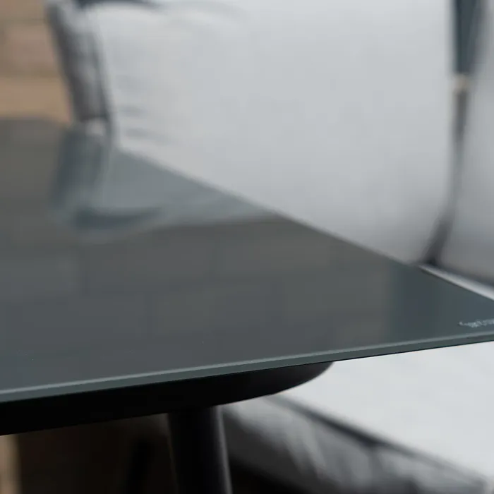 Sartene Outdoor Dining Set - Corner Sofa, Dining Table, 2 x Stools