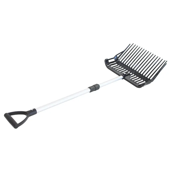 Coco Equestrian Horse Bedding Manure Stable Fork with Telescopic Handle