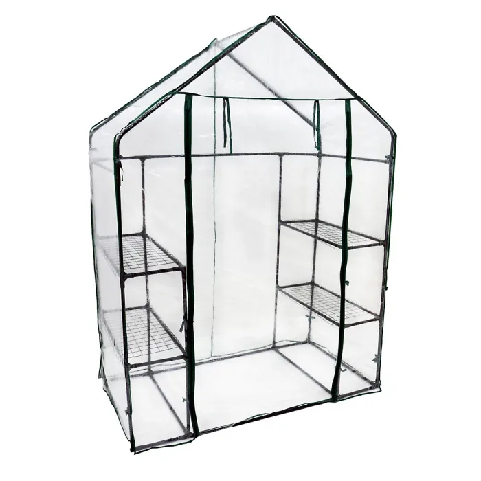 Oypla 3-Tier 4 Shelf Mini Walk-in Growhouse Garden Greenhouse