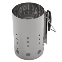 George Foreman Chimney BBQ Starter Quick-Fire Large Stainless Steel GFCMS19