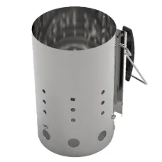 George Foreman Chimney BBQ Starter Quick-Fire Large Stainless Steel GFCMS19