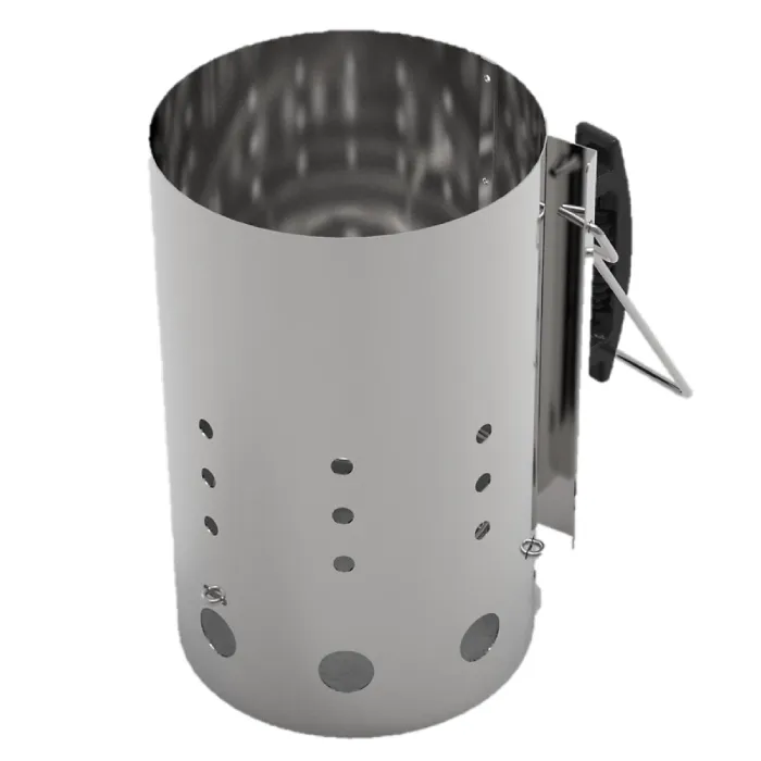 George Foreman Chimney BBQ Starter Quick-Fire Large Stainless Steel GFCMS19