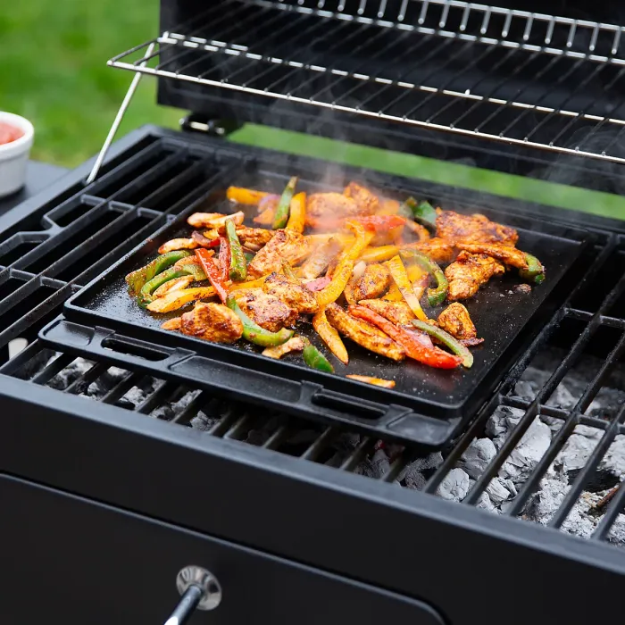 George Foreman Griddle Plate Dual Sided Smooth Portable Grill Pan BBQ GFDSGP01