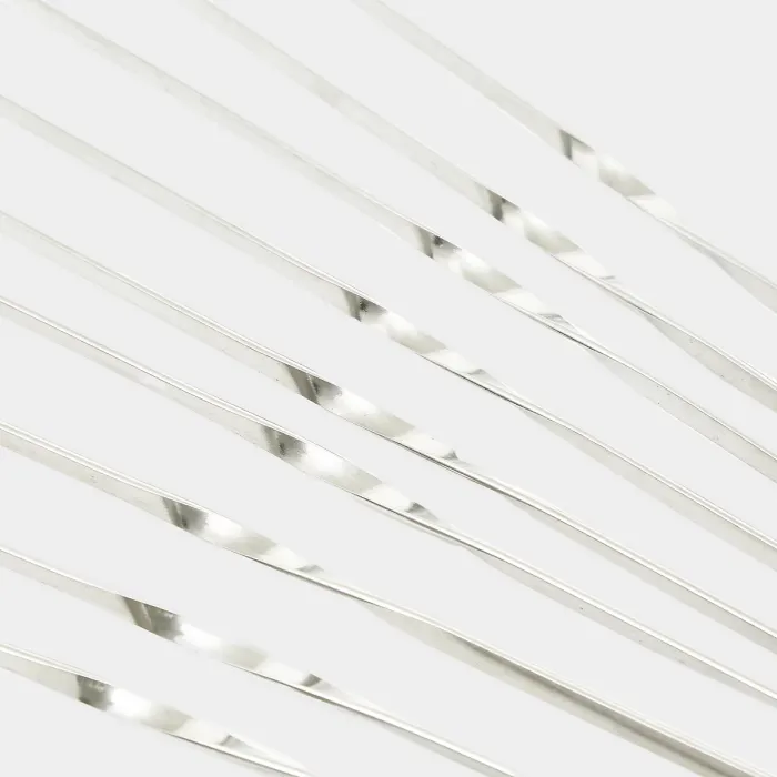 Hi-Gear Stainless Steel Skewers - 4 Pack, Camping Accessories, Equipments