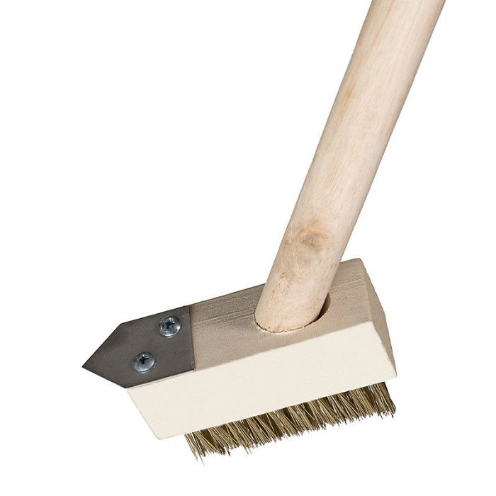 Wire Patio Weeding Brush & Scraper Hand Held Weed Remover Tool